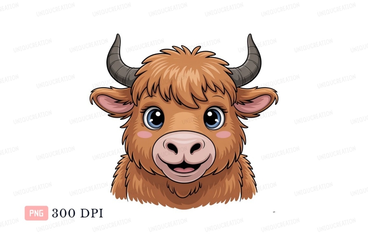 Cute Cartoon Cow Image 6