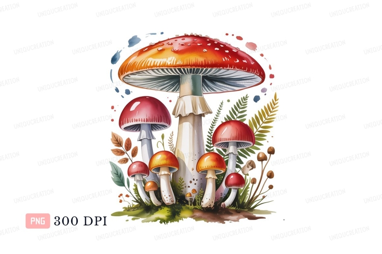 Mushrooms Clipart Image 10