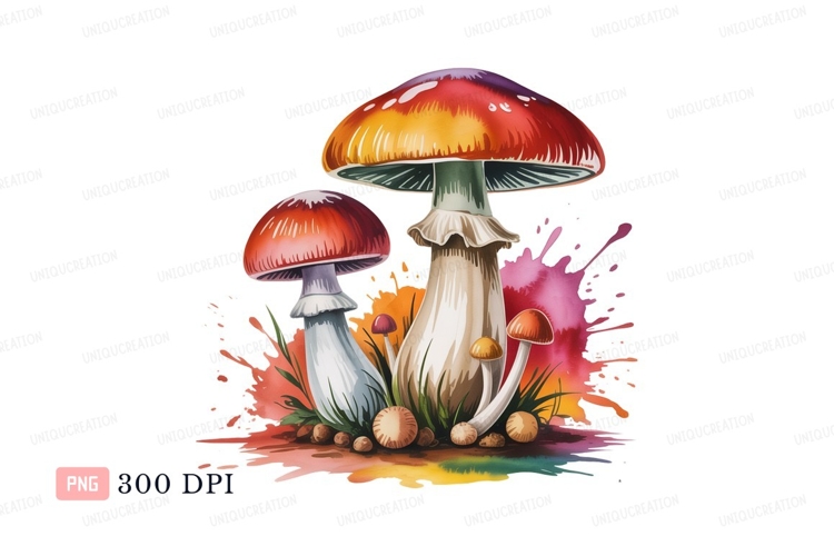 Mushrooms Clipart Image 9