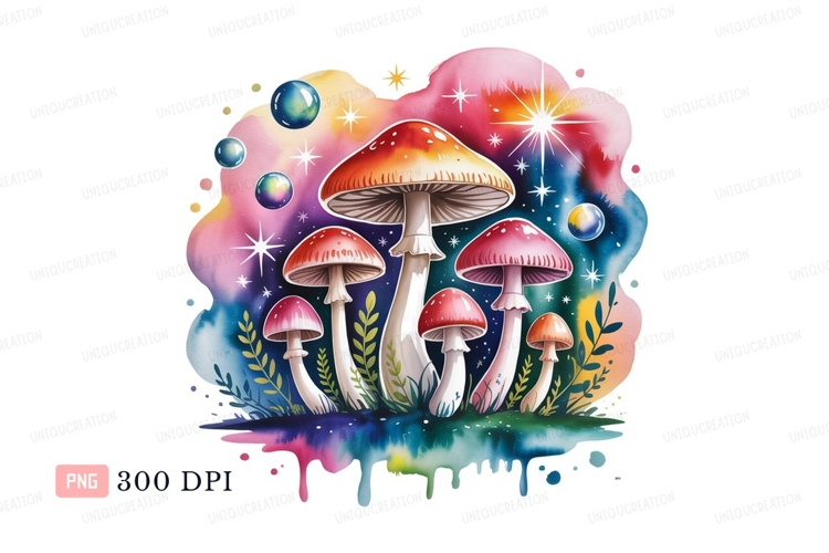 Mushrooms Clipart Image 8