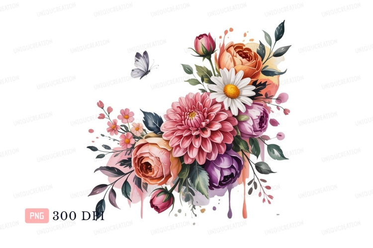 Pink Butterfly Clipart Image 9