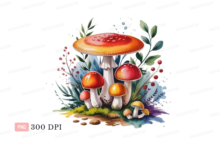 Mushrooms Clipart Image 20