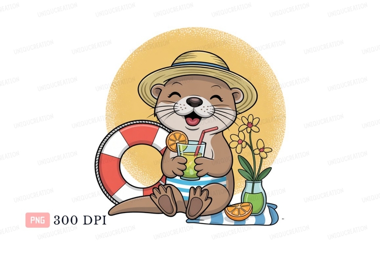 Otter Clipart Image 12