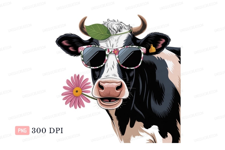 Black And White Cow Clipart Image 5