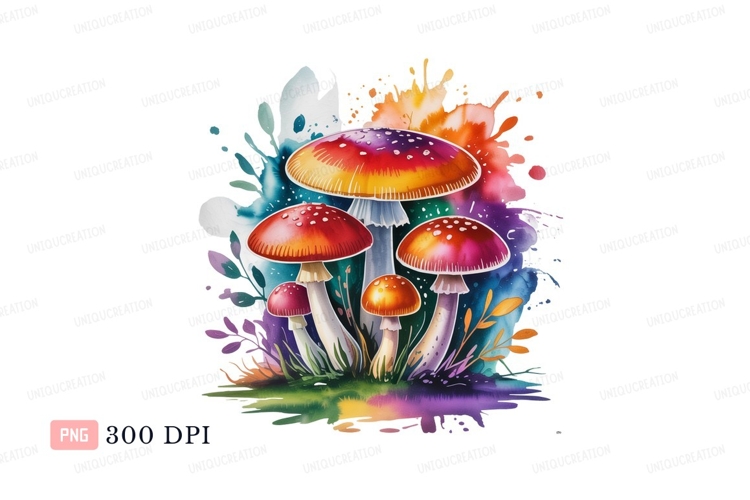 Mushrooms Clipart Image 17