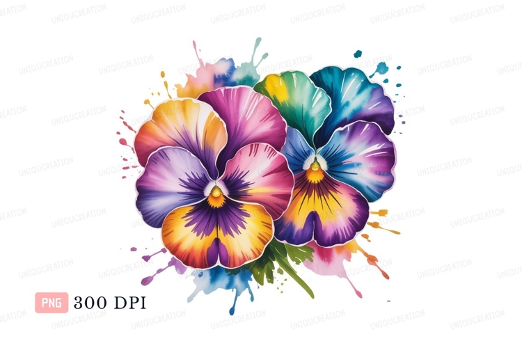 Blue Flowers Clipart Image 18