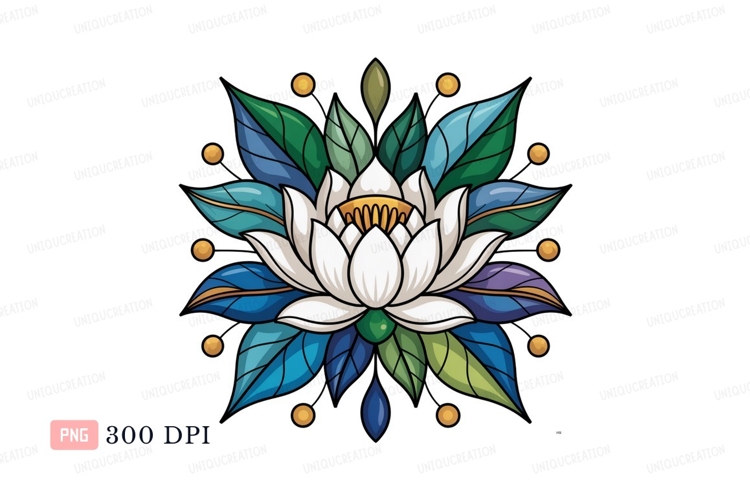 Lotus Flower Clipart Image 9