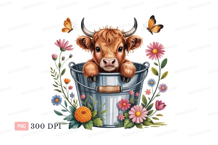 Blue Flowers Clipart Image 16