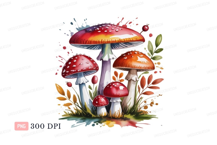 Mushrooms Clipart Image 10