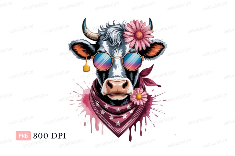 Black And White Cow Clipart Image 10