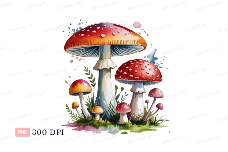 Mushrooms Clipart Image 8