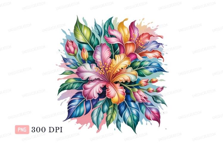 Tropical Leaf Clipart Image 18