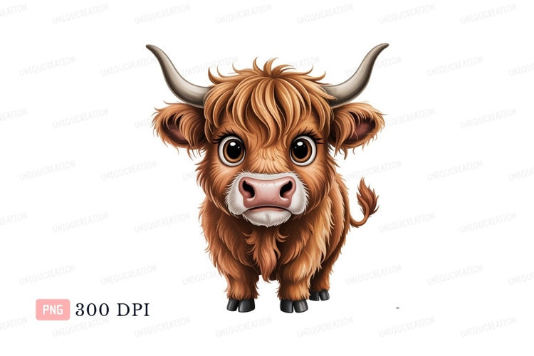 Cute Cartoon Cow Image 4
