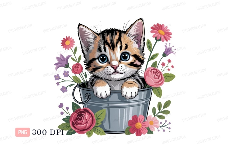 Blue Flowers Clipart Image 12