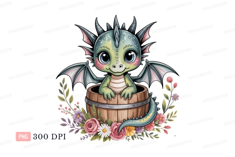 Blue Flowers Clipart Image 11