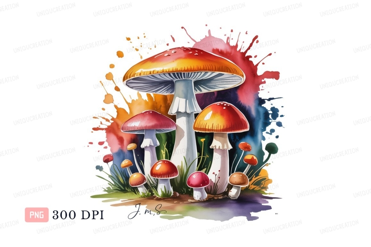 Mushrooms Clipart Image 22