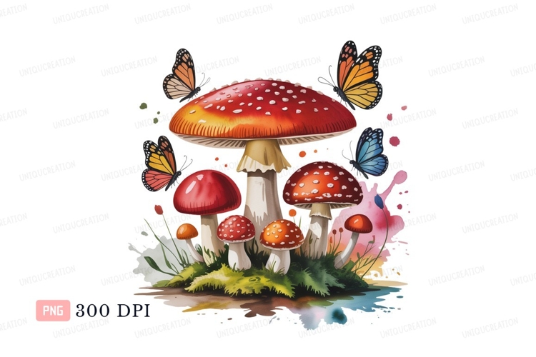 Mushrooms Clipart Image 18