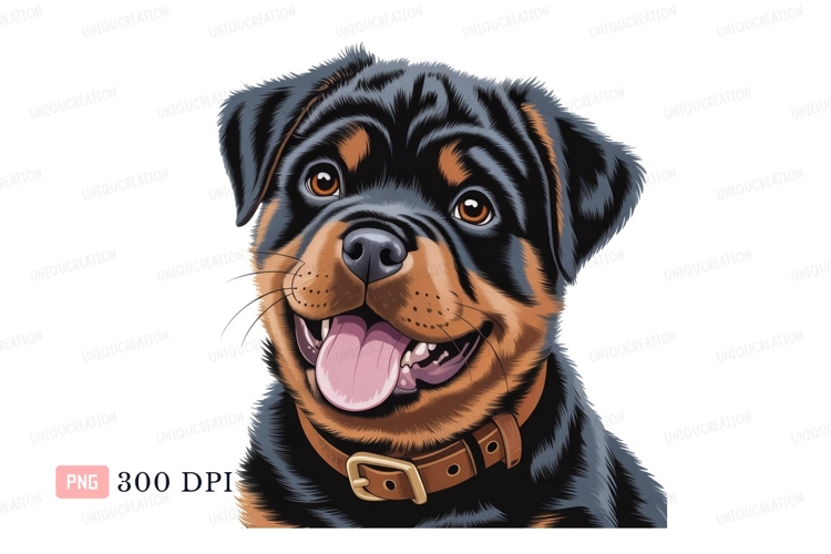 Rottweiler Clipart Image 11