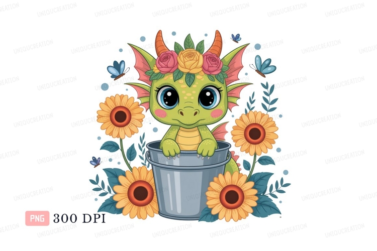 Blue Flowers Clipart Image 18