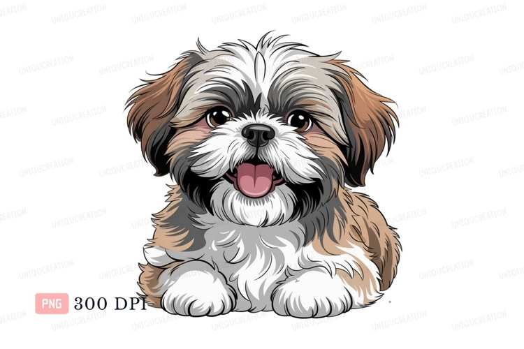 Shih Tzu Clipart Image 15