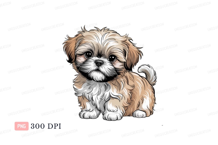 Shih Tzu Clipart Image 14