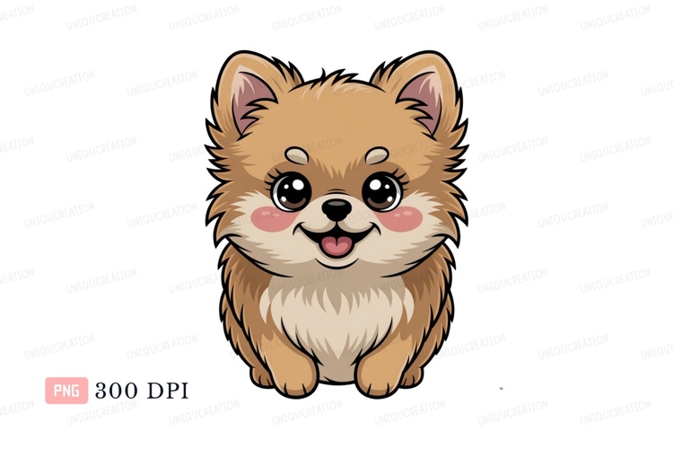 Pomeranian Clipart Image 13