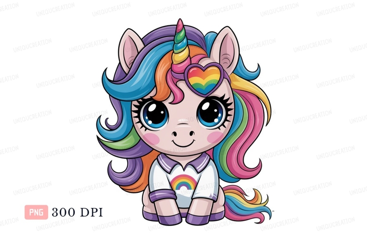Cute Rainbow Clipart Image 15