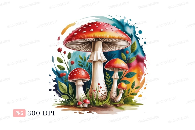 Mushrooms Clipart Image 5