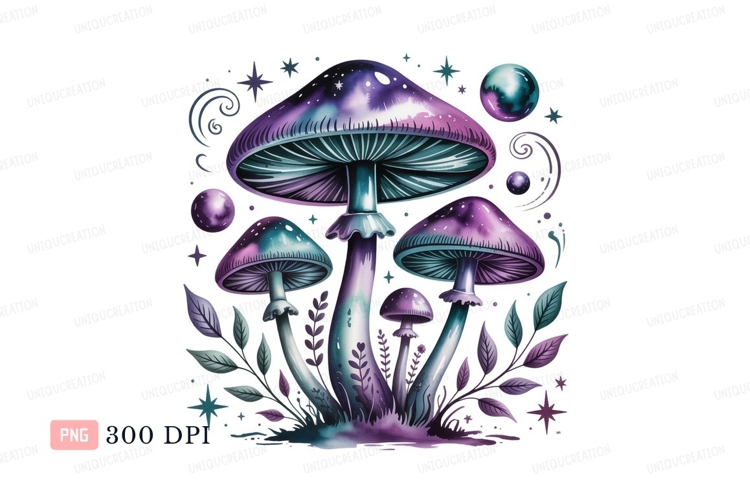 Mushrooms Clipart Image 2