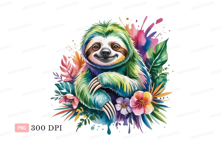 Sloth Clipart Image 4