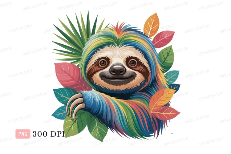 Sloth Clipart Image 3