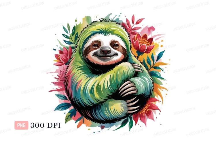 Sloth Clipart Image 2