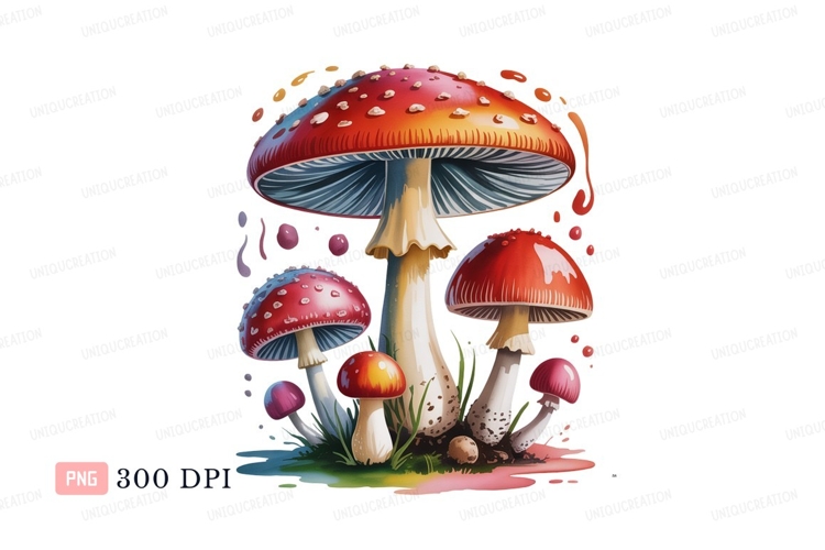Mushrooms Clipart Image 22