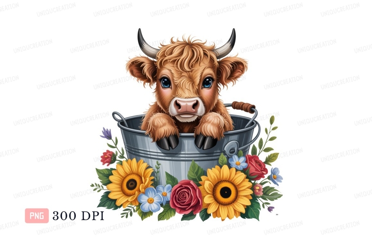Blue Flowers Clipart Image 13