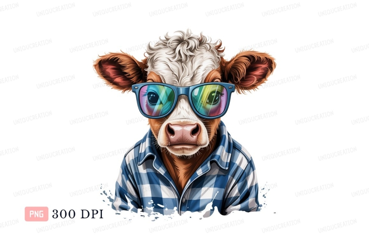 Black And White Cow Clipart Image 2