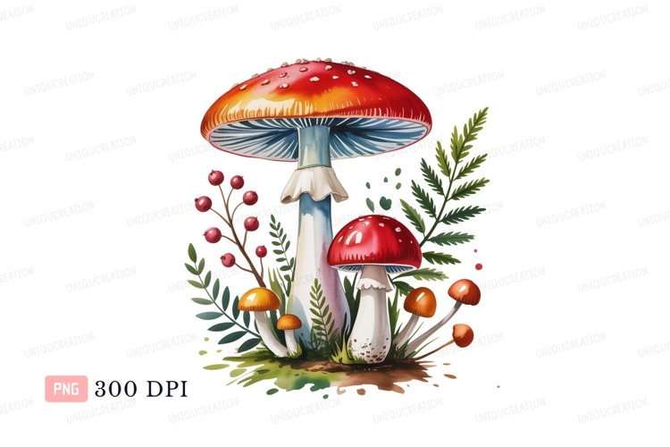 Mushrooms Clipart Image 21