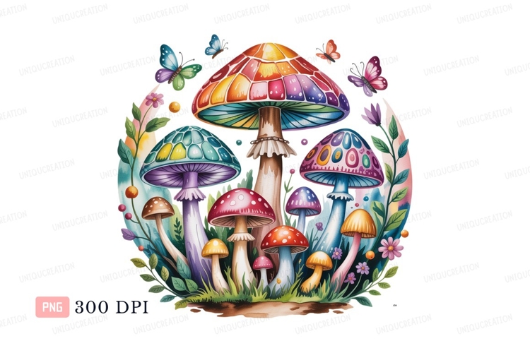 Mushrooms Clipart Image 15