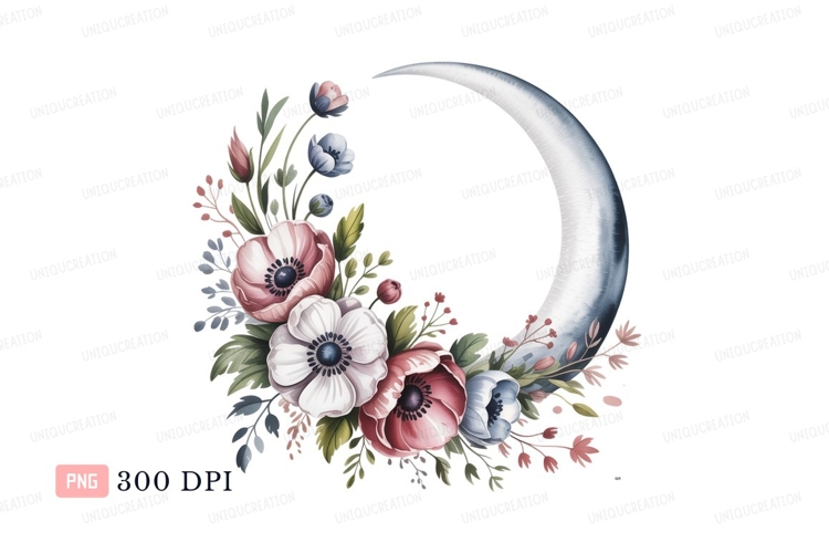 Blue Flowers Clipart Image 20