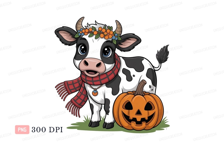 Black And White Cow Clipart Image 9