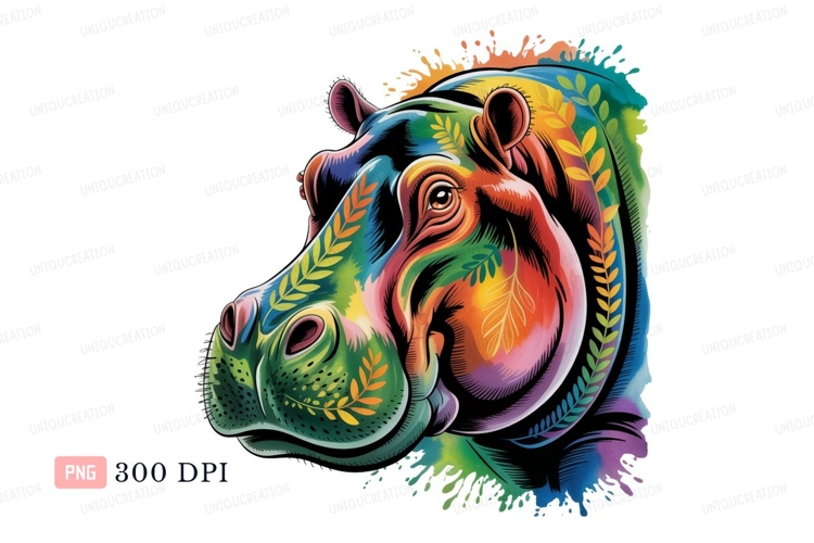 Hippopotamus Clipart Image 4