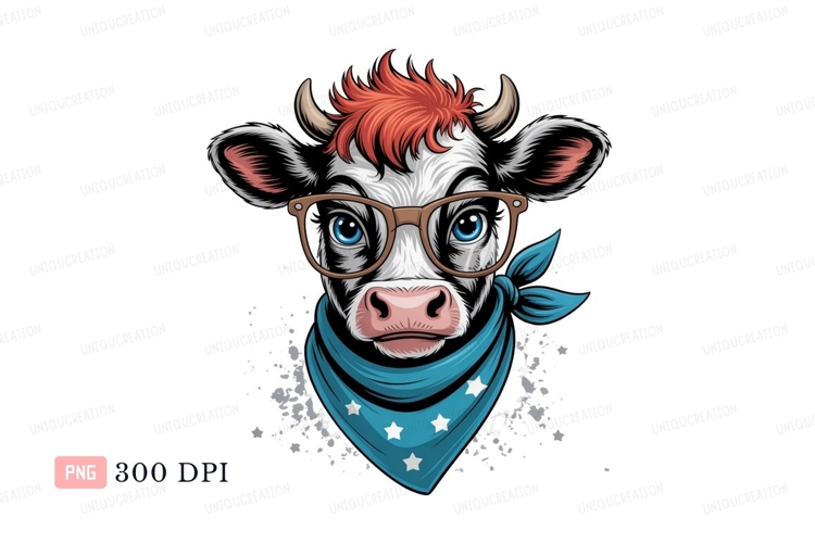 Black And White Cow Clipart Image 8