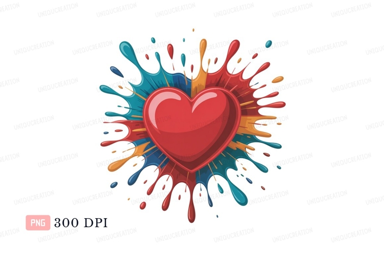 Blue Heart Clipart Image 3