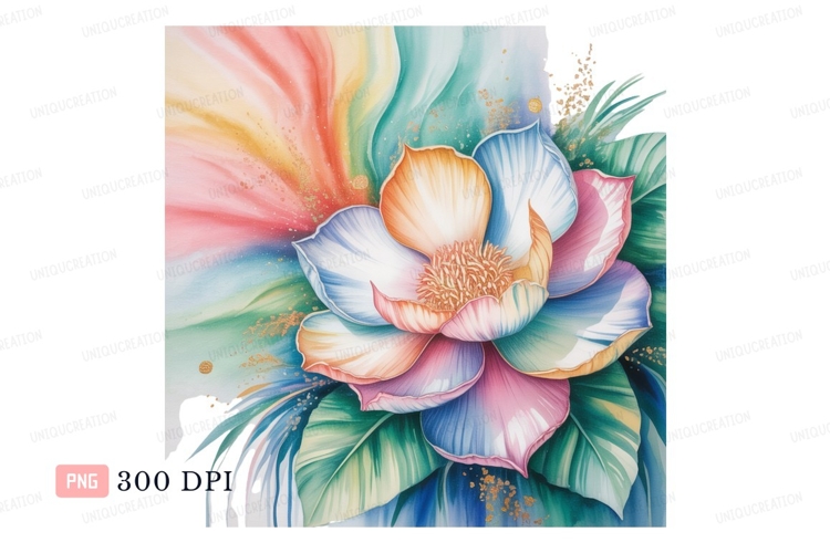 Lotus Flower Clipart Image 7