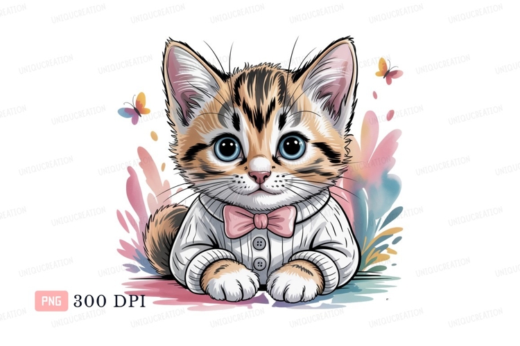 Kitten Clipart Image 7