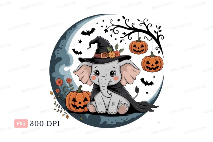 Cute Elephant Clipart Image 23