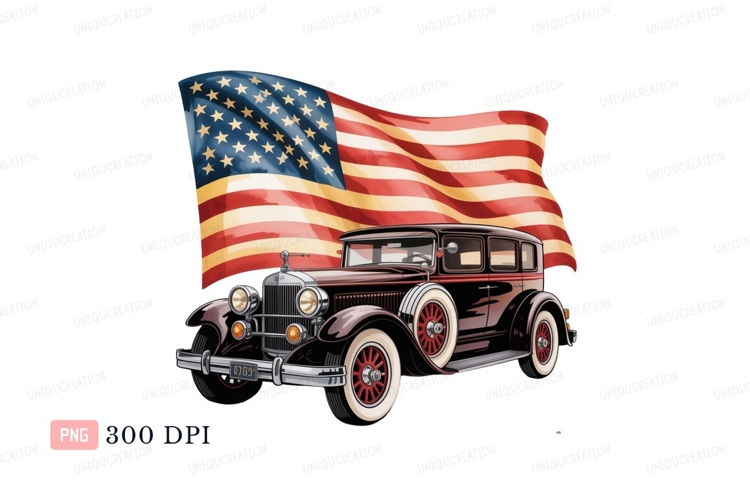 Classic Car Clipart Image 3