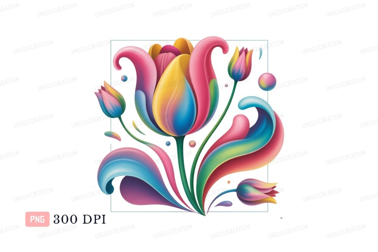 Tulips Clipart Image 9