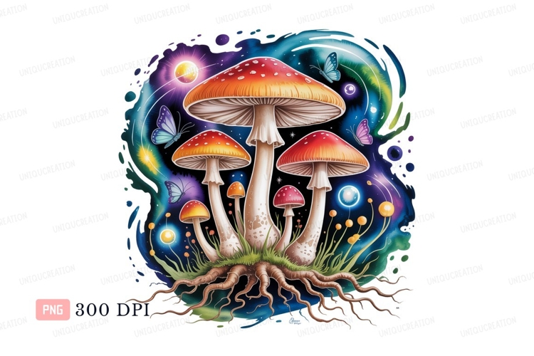 Mushrooms Clipart Image 24
