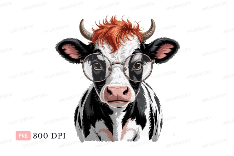 Black And White Cow Clipart Image 17