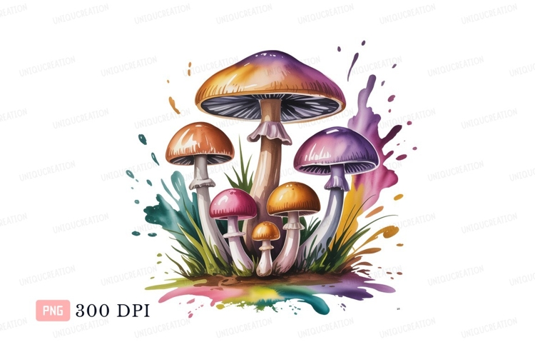 Mushrooms Clipart Image 14